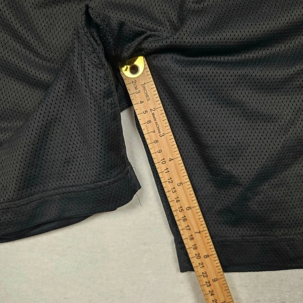 Vintage Y2K Nike Basketball Shorts Mens Medium Black Mesh Athletic Gym